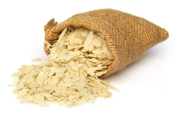 Spłaszczone ryżu — Zdjęcie stockowe
