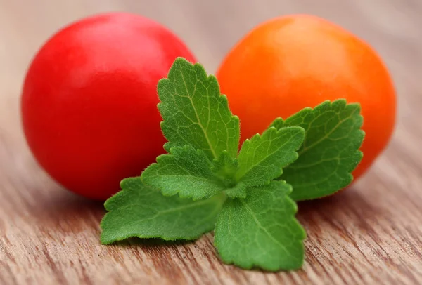 Tuggummi med stevia — Stockfoto