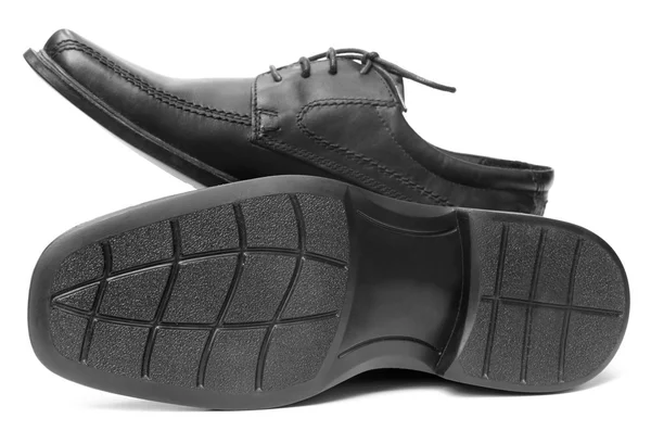 Пара черных туфель — стоковое фото