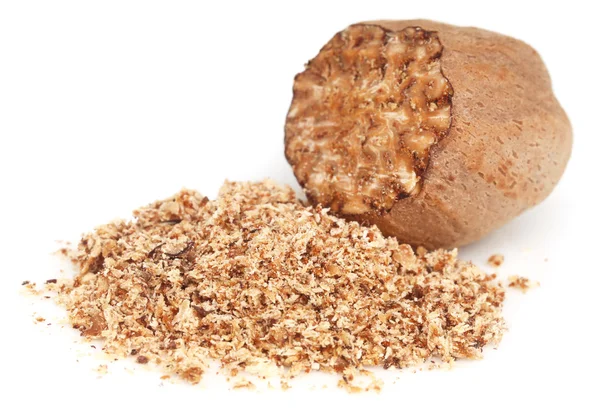 Nutmeg or Jaifal Spice — Stock Photo, Image