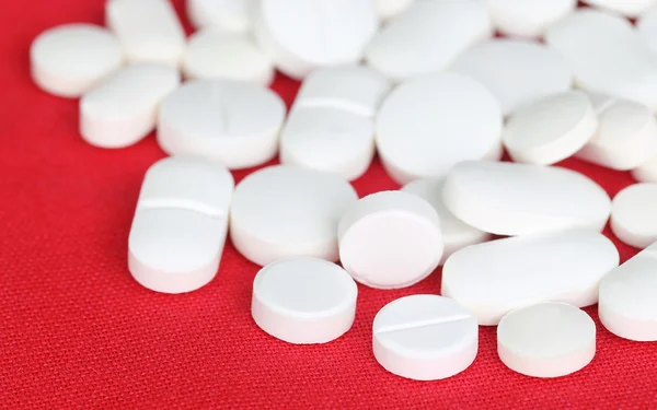 Witte tabletten — Stockfoto