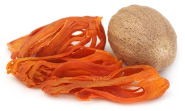 Mace veya javitri baharat Hindistan cevizi ile