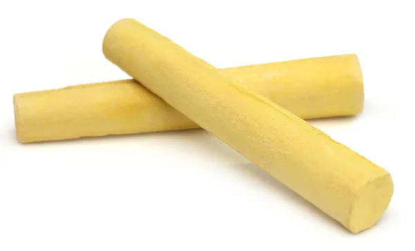Giz amarelo — Fotografia de Stock