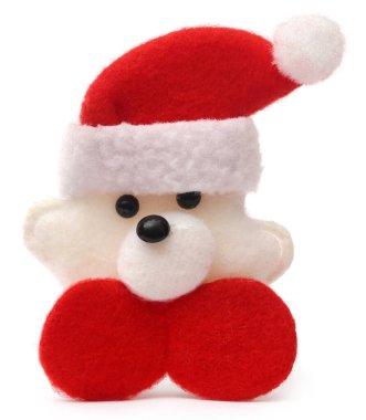 Beyaz arka planda Noel Baba