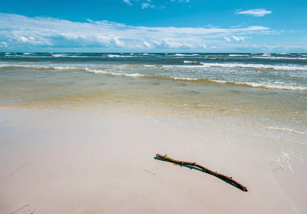 Dueodde Piaszczysta Plaża Południowym Wybrzeżu Bornholmu Dania — Zdjęcie stockowe