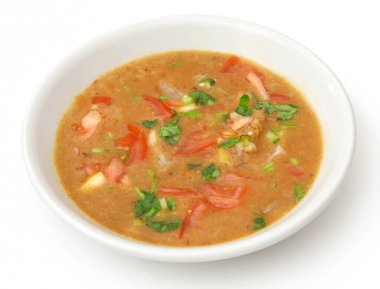 Hint alt kıtasının geleneksel Haleem 'i bir kasede