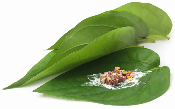 Betel Leaf Its Spices Popular Culture South East Asia — ストック写真