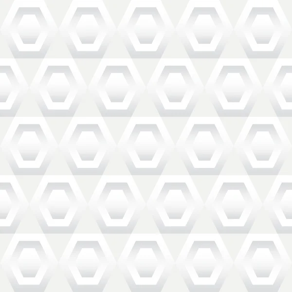 Nuances d'hexagones blancs carreaux de fond sans couture Illustrations De Stock Libres De Droits