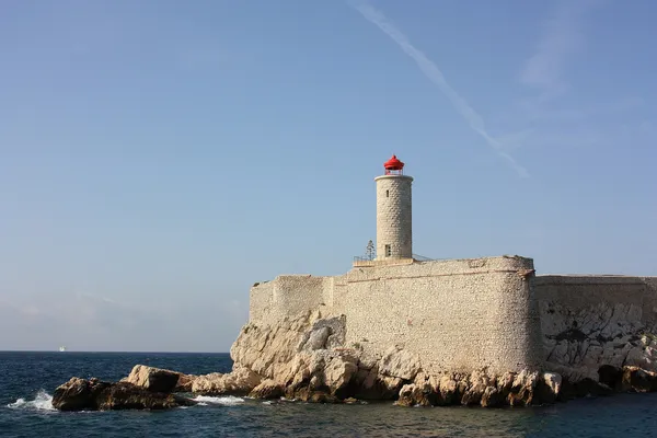 Δες επάνω το φάρο, Μασσαλία, Γαλλία — Φωτογραφία Αρχείου