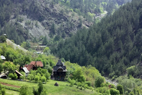 Mokra gora ist ein Dorf in Serbien — Stockfoto