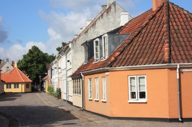 historische centrum van de stad odense. Denemarken