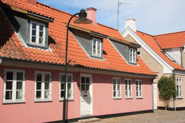 historische centrum van de stad odense. Denemarken