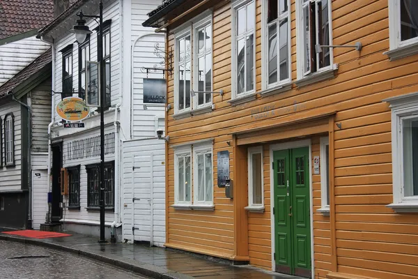 Une rue dans la ville Stavanger. Norvège — Photo