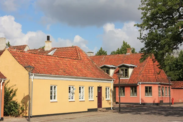 Historische centrum van de stad odense. Denemarken — Stok fotoğraf
