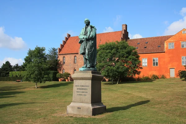 historische centrum van de stad odense. Denemarken