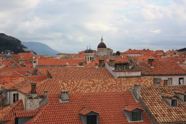 panoramik şehir dubrovnik. Hırvatistan