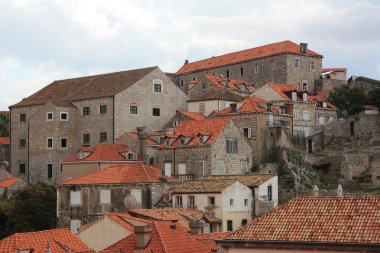 panoramik şehir dubrovnik. Hırvatistan