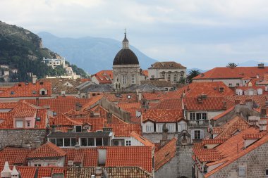 panoramik şehir dubrovnik. Hırvatistan