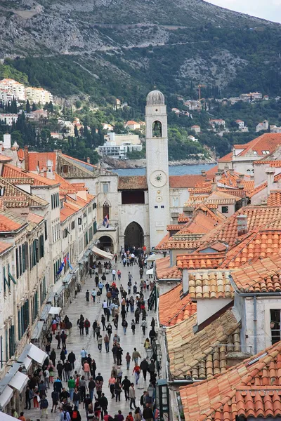 Vista panorámica de la ciudad Dubrovnik. Croacia — Foto de Stock