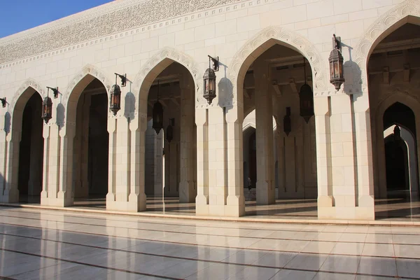 Sultan qabus moschee i muskat. Oman — Stockfoto