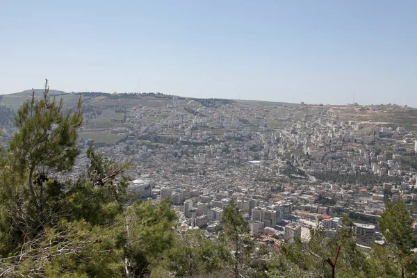 ナブルス イスラエルの街の眺め — ストック写真