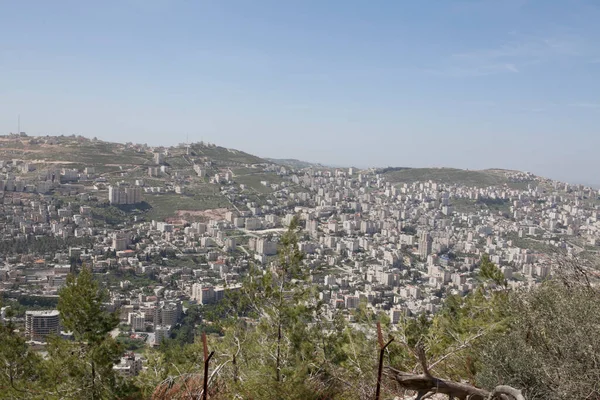 ナブルス イスラエルの街の眺め — ストック写真