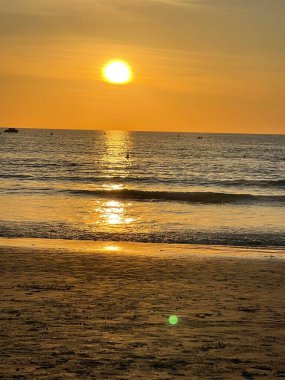 Tayland 'da inanılmaz bir gün batımı, Tayland manzarası