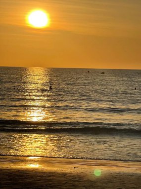 Tayland 'da inanılmaz bir gün batımı, Tayland manzarası
