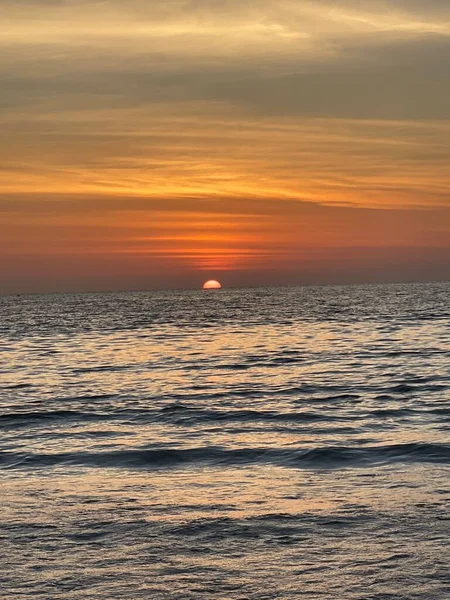 Geweldige Zonsondergang Thailand Uitzicht Thailand — Stockfoto