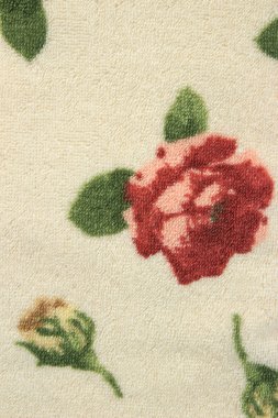 Makro havlu desen gül