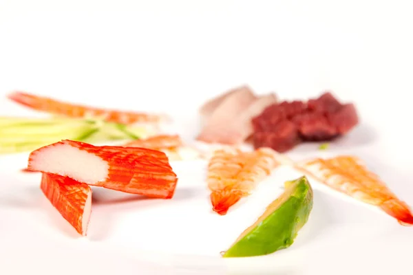 Японские морепродукты для суши — стоковое фото