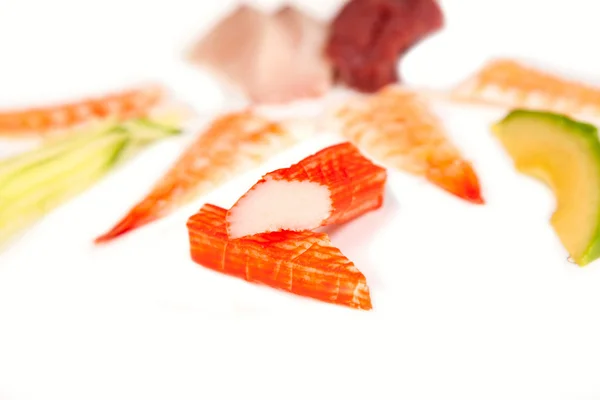 Japanska skaldjur för sushi — Stockfoto