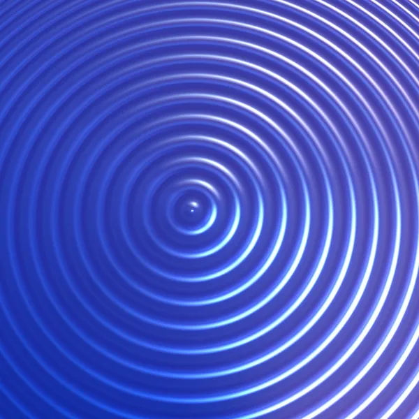 Abstract blue color concentric circles background — Stock Photo, Image