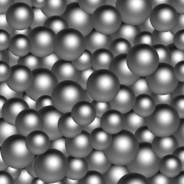 Abstract background of a set of metal balls — Stock Photo, Image