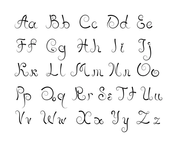 Alphabet de boucle — Image vectorielle