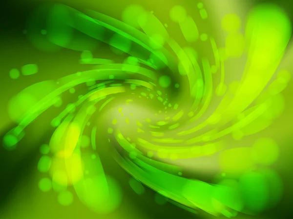 Fondo de giro verde abstracto — Vector de stock