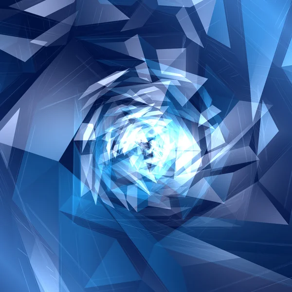 Fondo azul geométrico abstracto —  Fotos de Stock