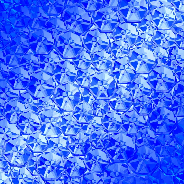 Abstract blue crystal geometrische achtergrond — Stockfoto