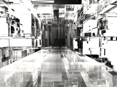 soyut teknoloji tasarım