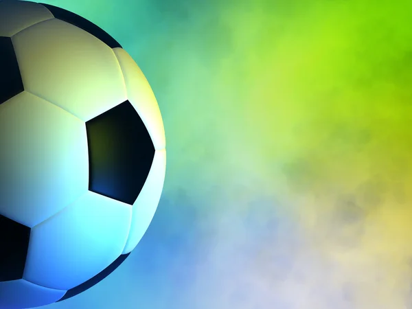 Soccer ball background — Stock Photo, Image