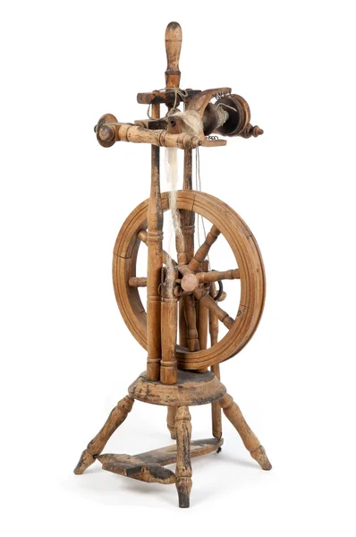 Old spinning wheel — Stock Photo, Image