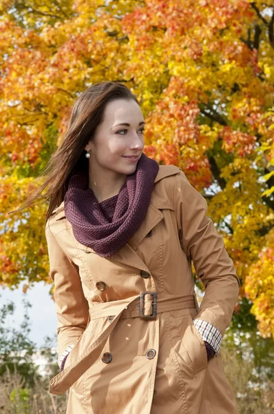 Mooie jonge vrouw. — Stockfoto