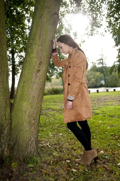 Lonely young woman — Stock Photo, Image