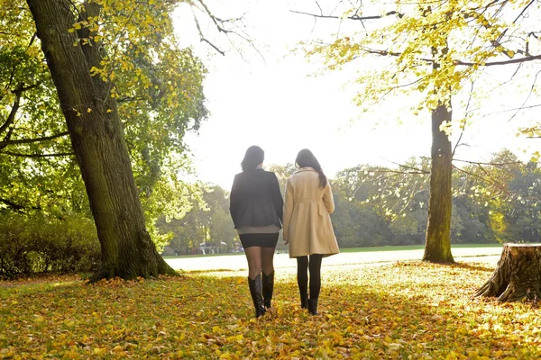 Vrouwen lopen — Stockfoto