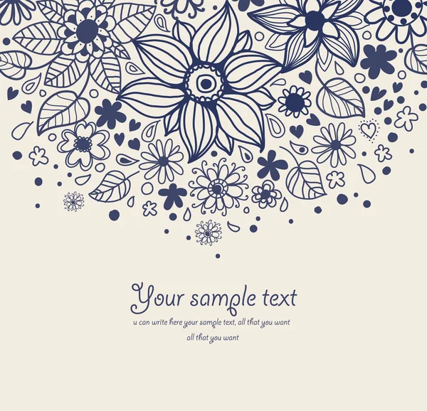 Floral samenstelling — Stockvector