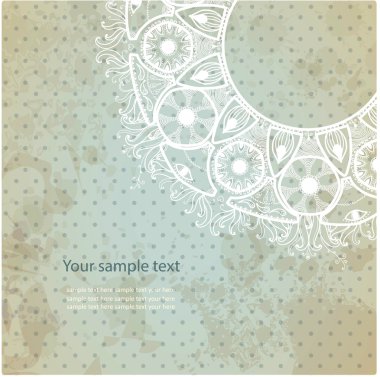 Vintage grunge zemin üzerine davetiye