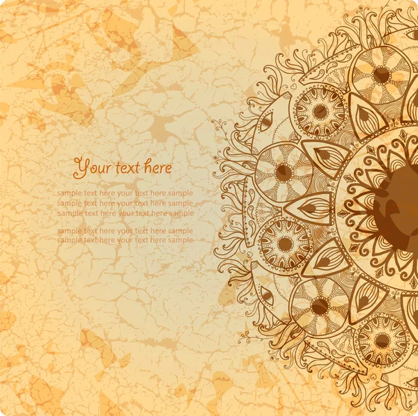 Vintage grunge zemin üzerine davetiye.