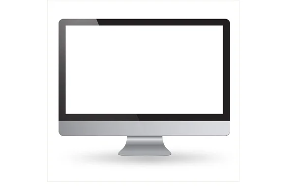 bilgisayar ekranı üzerinde beyaz izole