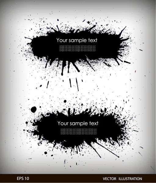 splash afiş kümesi vektör çizim