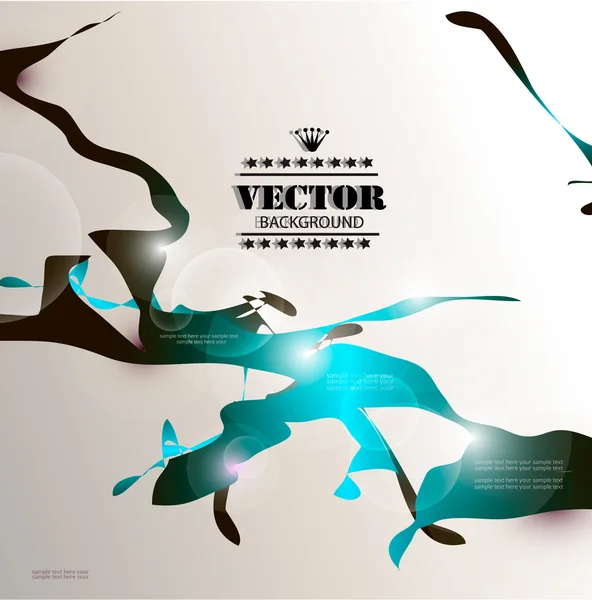 Abstraktní vektorové pozadí s místem pro text — Stockový vektor